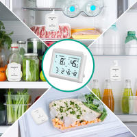 ORIA-termómetro Digital inalámbrico para refrigerador, Monitor de temperatura, 2 sensores - details 0
