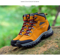 Zapatos de senderismo de cuero de alta calidad para hombre, botas de acampada resistentes al desgaste para exteriores, zapatos de Trekking, zapatillas de caza y escalada - details 20