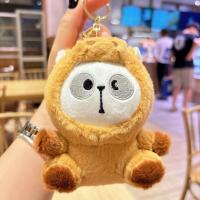 LLavero de Panda de peluche de celebridad de Internet, muñeco bonito, colgante, joyería pequeña, regalo pequeño - details 5