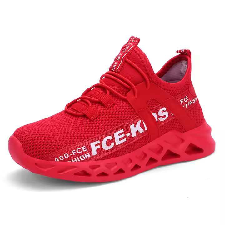 Zapatos deportivos ligeros y cómodos para niños, zapatillas antideslizantes para correr al aire libre, calzado escolar transpirable para niños - 1