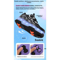 Patines Automáticos Luminosos Ideales para Infantes, Adultos, Estudiantes - details 3