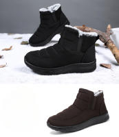 Botas De Nieve Gruesas Apiladas Para Hombres, Zapatos De Algodón Térmico - details 2