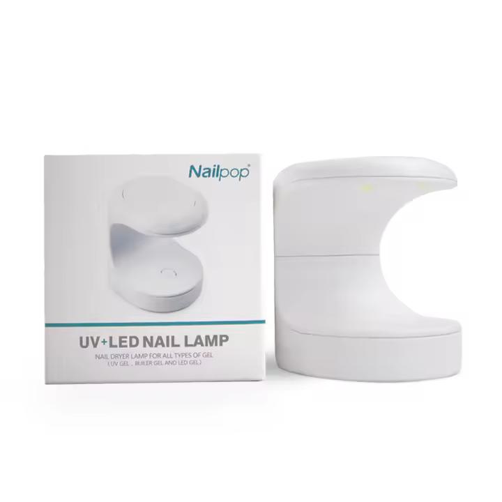 NAILPOP-lámpara secadora de uñas pequeña, lámpara LED UV USB para manicura, esmalte de Gel curativo, máquina de diseño en forma de huevo, herramientas para decoración de uñas de un solo dedo - 1