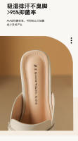 Zapatillas casuales de mujer de 3 cm, geniales zapatillas de tacón plano con zapatos individuales de cuero genuino. - details 5