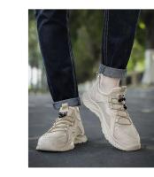 Zapatillas de Moda para Hombres al Aire Libre Zapatos Deportivos Transpirables Antideslizantes de Malla de Verano Calzado Casual de Marrón - details 12