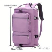 Bolsa de viaje de gran capacidad para mujer, mochila multifuncional informal para acampar, senderismo, Yoga deportivo - details 8