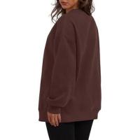 Sudadera holgada de manga larga con cuello redondo para mujer - details 34