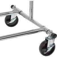 Perchero de Cromo Elegante Soporte para Abrigos y Paraguas - details 3