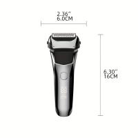 Afeitadora Eléctrica Recargable Barba de Papel Húmedo/Seco, Pantalla LED, Afeitadora de Belleza para Hombres con Recortador Pop-up - details 5