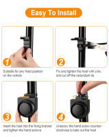 Wireless Bike Vibration Alarm 115dB Waterproof USB Charging Remote Control Motorcycle Electric Bicycle Security Burglar Alarm - details 11