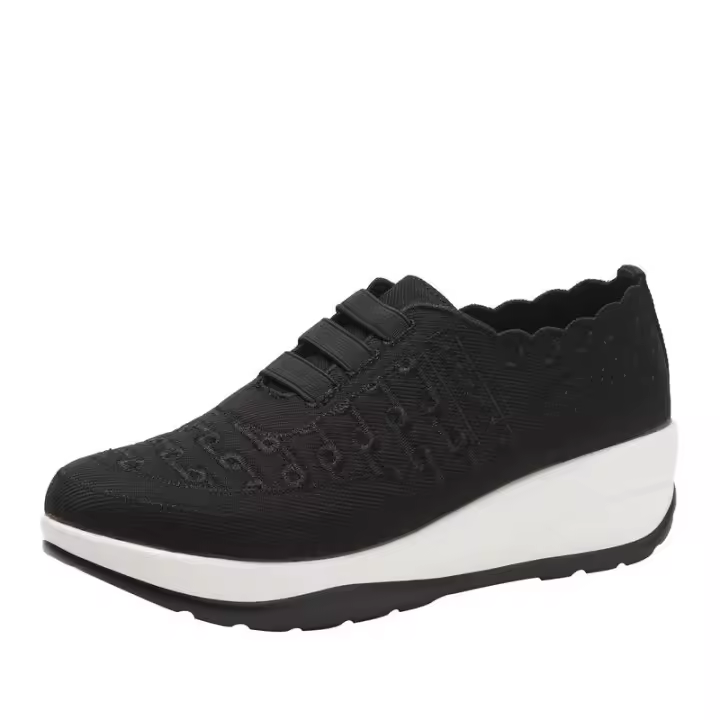 Sandalia Flyknit Mesh One Step para mujer temporada 2025 nuevos zapatos casuales ligeros y transpirables con suela suave - 1