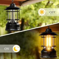 Linterna de caballo Retro recargable, luz LED multifuncional para acampar al aire libre, iluminación de tienda de viaje al aire libre, Luz Portátil - details 9