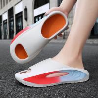 Pisando zapatillas de mierda tendencia de desgaste de verano de los hombres pintura EVA deportes al aire libre fondo suave playa zapatillas de coco de los hombres - details 20