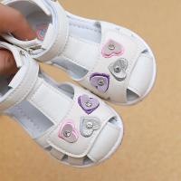 Sandalias de playa para niña pequeña, zapatos transpirables con huecos, punta cerrada, verano - details 7