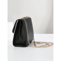 Bolso de hombro para niña pequeña a la moda, colgante de borla cuadrada inclinada, decoración de lentejuelas, mochila de lujo de alta gama - details 3