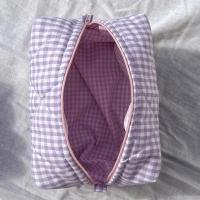 Bolsa de cosméticos pequeña, bonita bolsa organizadora de maquillaje de felpa, estuche para lápices, monedero de viaje, almacenamiento para el hogar - details 15