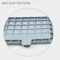 Caja de almacenamiento de cepillos de dientes de silicona desmontable, soporte de cepillo de dientes de fácil limpieza, organizador antideslizante para pasta de dientes - details 3