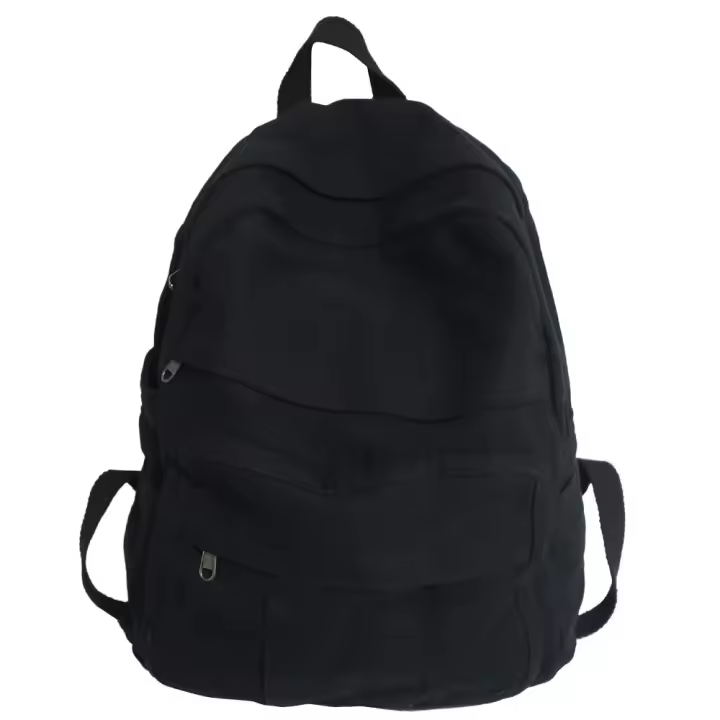 Mochila escolar de tela para niña, nueva moda, estudiante universitario, mochila vintage para mujer, bolso de lona para ordenador portátil para mujer, mochila de viaje Kawaii para mujer - 1