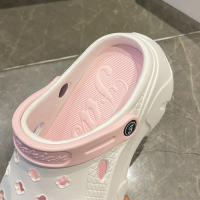 Sandalias de Suela Gruesa para Mujer 2024 Zapatos de Jardín de Plataforma EVA con Antideslizantes para Playa - details 22