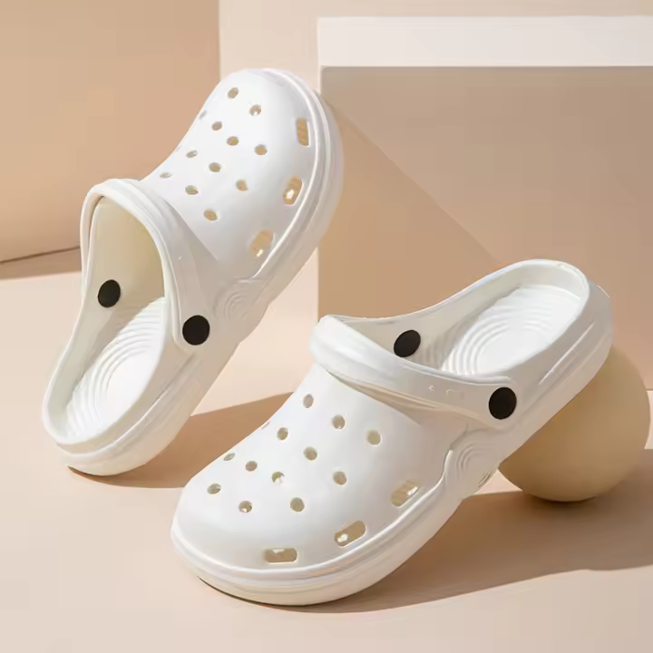 Zapatillas de mujer para el verano antideslizantes de EVA para el hogar, jardín, playa, exterior con plataforma cómodas y modernas - 1