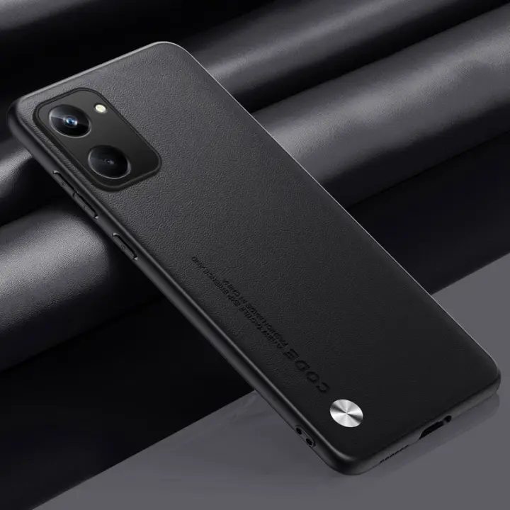 Funda de Lujo de Cuero PU para Realme 10 Pro Plus 5G Protección Total de Silicona Mate - 1