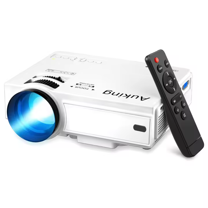 Auking mini proyector 1080P full HD proyector 4k LCD proyector de cine en casa proyector de tiro corto 4k - 1