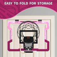 Mini Canasta de Baloncesto para Niños Tableros de Baloncesto con 3 Pelotas, Bomba, Iluminación, Puntuación Automática - details 40