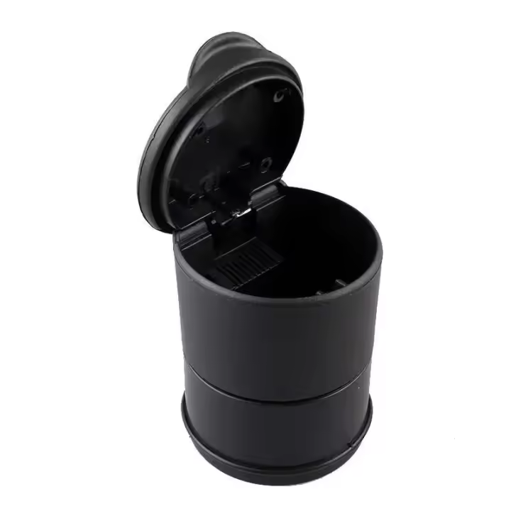 Cenicero LED General Motors, contenedor de taza con iluminación para monedas de basura, estilo de coche, nuevo modelo, 1 pieza - 1