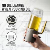 Spray De Aceite 250ML De Vidrio Borosilicato Alta BPA Free Herramienta De Cocina Ecológica Para Air Fryer Ensalada BBQ - details 2