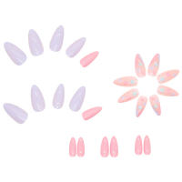 Uñas artificiales de estilo dulce extraíbles con pegamento, Gel de gelatina, regalo maravilloso para su esposa y novia - details 5