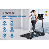 Cintas de correr ATEEDGE para el hogar, capacidad de 350 libras, 10 MPH, cinta de correr inclinada de 3.0HP con aplicación Bluetooth, correa de 17 * 46 ", correr - details 0