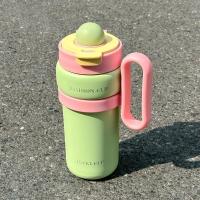 Taza térmica de doble bebida de 900ml, taza con pajita de gran capacidad de acero inoxidable, cómoda Taza Termo portátil que mantiene el frío y el calor - details 4