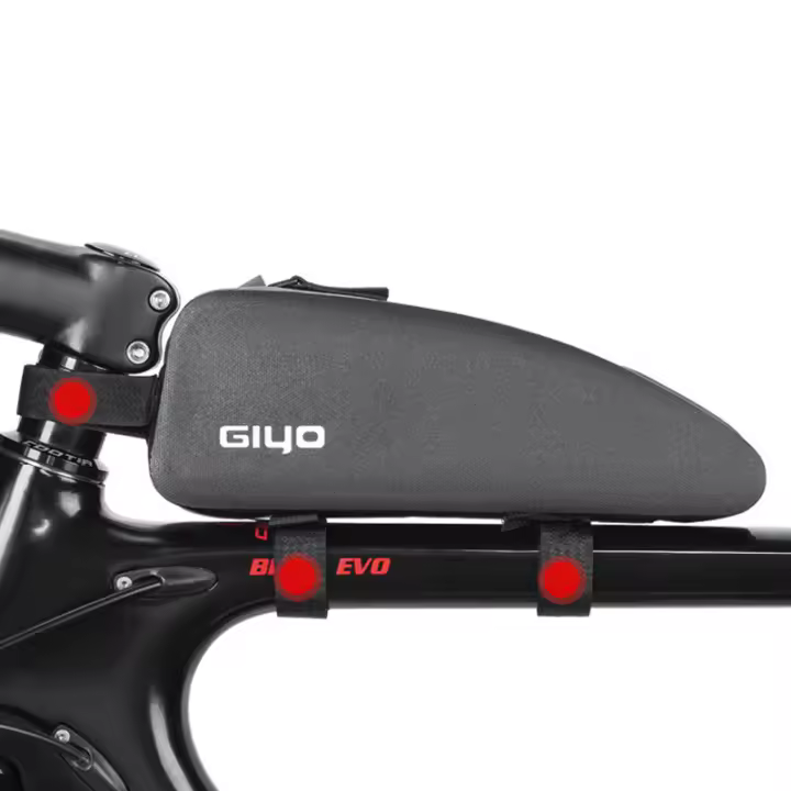 Giyo-Bolsa de tubo para cuadro superior delantero de bicicleta, ultraligera, portátil, impermeable, bolsillo de gran capacidad, accesorios de ciclismo - 1