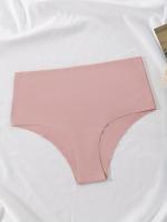 Paquete de 5 bragas de cintura alta sin costuras de colores surtidos, ropa interior y lencería para mujeres - details 5