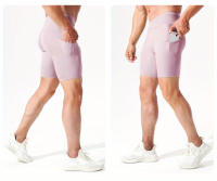 Pantalones deportivos elásticos transpirables para hombres con bolsillo, pantalones de compresión de secado rápido para entrenamiento al aire libre, ciclismo y carrera - details 13