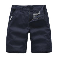 Novedad de verano, pantalones cortos Cargo 100% de algodón para hombre, moda de Color sólido, múltiples bolsillos, pantalones cortos holgados informales de marca para hombre - details 3