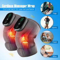 Masajeador de rodilla térmico eléctrico, terapia de calentamiento de articulaciones de piernas, masaje de vibración, Codera, artritis, dolor, fisioterapia, soporte de rodilla - details 7
