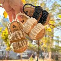 Zapatillas De Verano Para Bebés Niños Y Niñas Suela Suave Sandalias De Playa Para Primeros Pasos Zapatos Planos Para Vestido De Boda Recién Nacidos Y Cunas - details 1