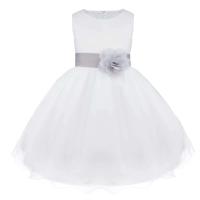 Elegante Vestido de Princesa de Tul con Flores Perfecto para Paredas, Bodas, Fiestas de Cumpleaños, Baile Formnal Tutu para Damas de Honor - details 38