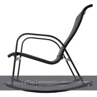 Mecedor de Patio, Resistente a la Intemperie, Ligero, Sillón Relax para Interior, Exterior(Azul, 3PC) - details 25