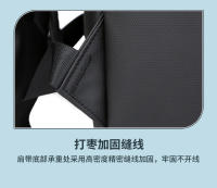 Mochila Computadora Hombres Negro Portátil Estilo Universitario Estudiante Mochila Escolar - details 3