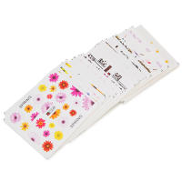 Pegatinas de Uñas de 48Pcs con Diseño de Girasol y Leopardo para Decoración de Arte de Uñas y Agua Set de Decalcomanías de Uñas - details 3
