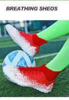 Zapatos de fútbol de marca para hombres, botines de fútbol para niños pequeños, zapatillas de entrenamiento de fútbol de cuero para niños, zapatos de tacos de fútbol al aire libre - details 31