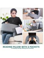 Almohada de Lectura Suave Almohada de Escritorio con Apoyabrazos para Juegos, Trabajo, Sentar en Sofá Cubierta Desmontable y Lavable - details 1