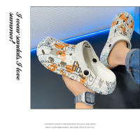 Camuflaje de coco agujero zapatos 2025 nuevas sandalias zapatos de playa de los hombres saliendo zapatos de viaje casual bolsa cabeza sandalias hombres - details 10