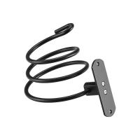 Soporte de aluminio para secador de pelo, organizador montado en la pared resistente al desgaste, resistente al agua, soporte en espiral portátil de durabilidad para el hogar - details 0