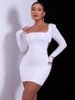 Corsé sin espalda Ds para mujer, cintura Skil, mangas largas, elegante para fiestas - details 11