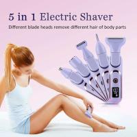 Depiladora multifuncional 5 en 1 para mujer, afeitadora para cara, nariz, pierna, axila, Bikini, recortadora de pelo, maquinilla de afeitar, resistente al agua, recarga USB - details 2