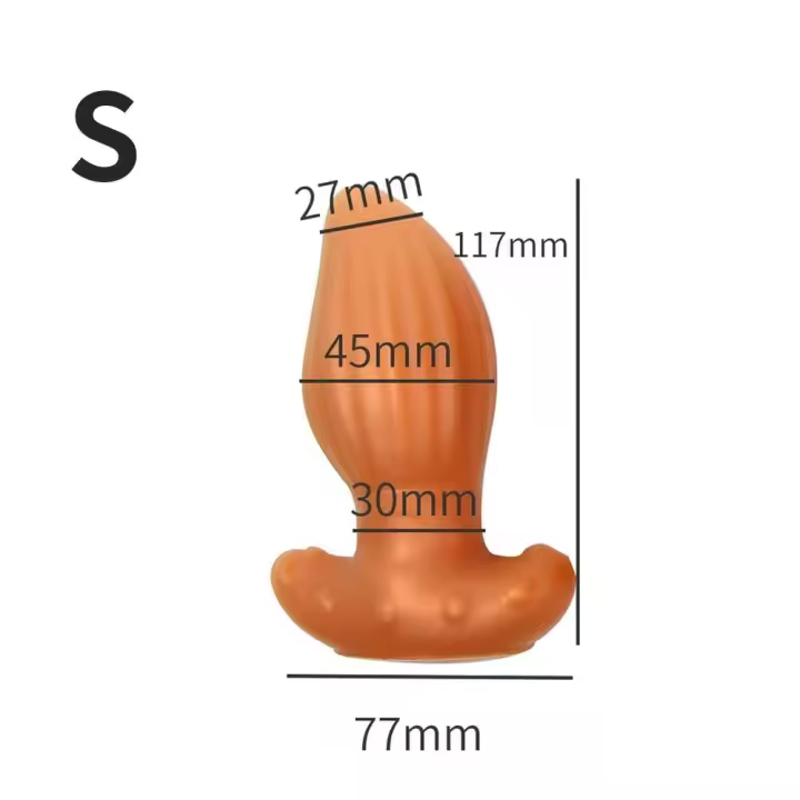 Enorme Plug de Anal de Silicona Estimulador de Prostatea y Espot de Gatillo para Hombres y Mujeres - 1
