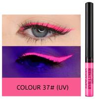 HANDAIYAN Juego de delineador de ojos líquido mate de 12 colores, delineador de ojos colorido intenso metálico resistente al agua, larga duración, punta ultrafina a prueba de manchas - details 46